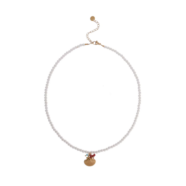 Xenie – Pendientes en forma de gota con colgante de perla.
