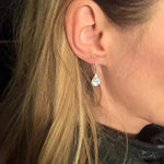 Veronika - Pendientes de Plata Esterlina 925 con Diente de León
