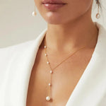 Annika - Collar vintage con bolas colgantes