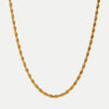 Helena – Collar dorado con decoración punteada.