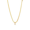 Eva – Collar dorado con colgante de inicial.