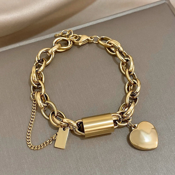 Pulsera Chunky Herzstück