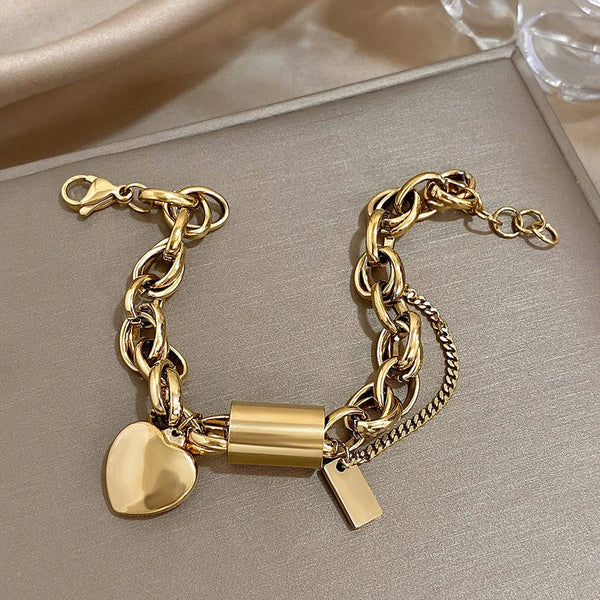 Pulsera Chunky Herzstück