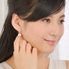 Olivia-Rosa – Pendientes de oro con perlas.