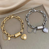 Pulsera Chunky Herzstück | Oro