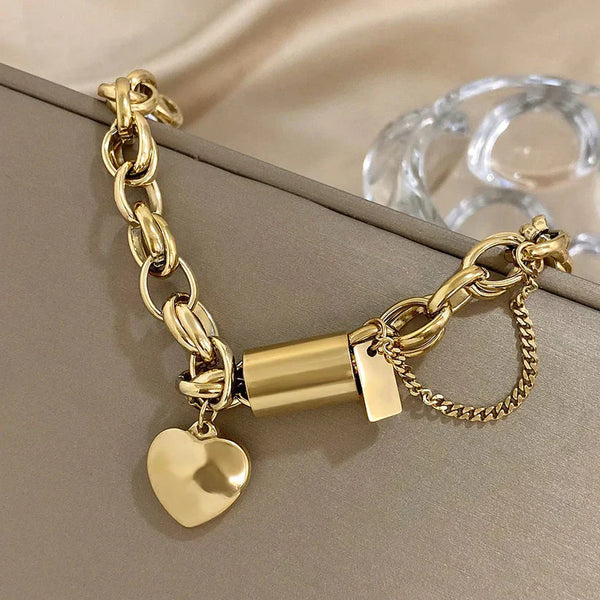 Pulsera Chunky Herzstück