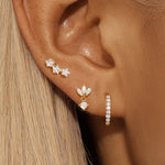 Greta-Luisa – Pendientes dorados con elegante delicadeza.