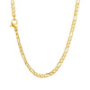 Valerie – Gold necklace with a simple link structure.