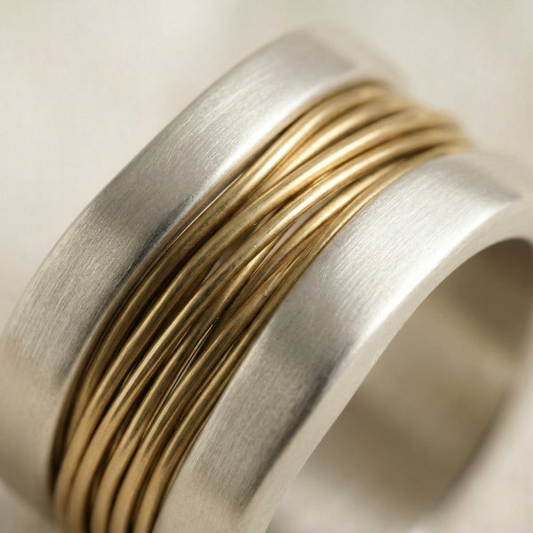 Maria - Ring with golden threads