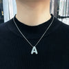 Necklace with letter pendants