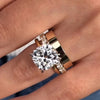 Elisa – Anillo de cristal con engaste solitario.