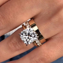 Elisa – Anillo de cristal con engaste solitario.