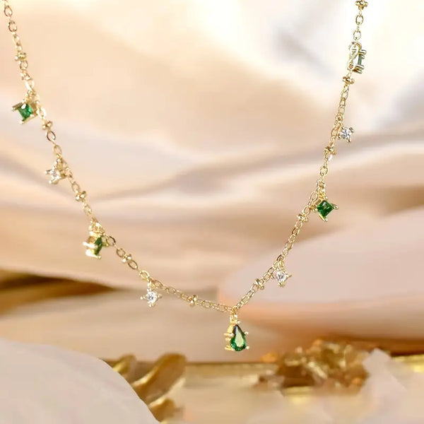 Collar Corinne Delaire | Oro Blanco