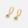 Luana – Pendientes de oro con perla delicada.