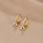 Luana – Pendientes de oro con perla delicada.