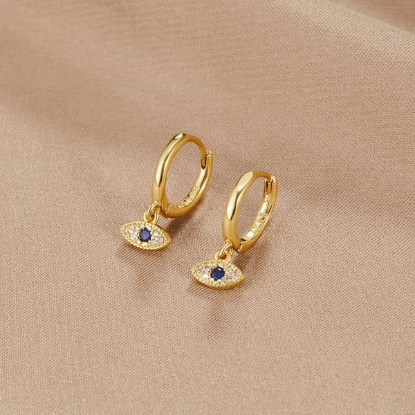 Luana – Pendientes de oro con perla delicada.