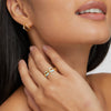 Anneliese – Anillo dorado y plateado