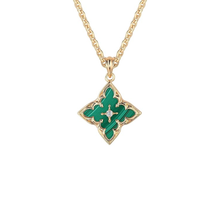 Collar con Colgante de Trébol Esmeralda | Oro