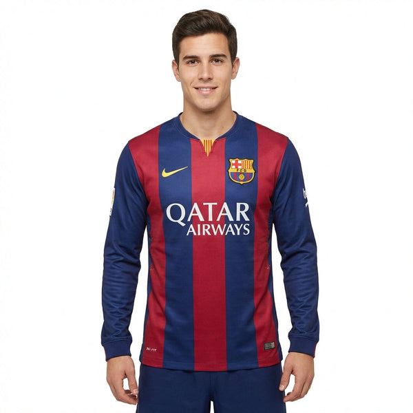 Barcelona Home 14/15 - Long Sleeve