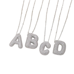 Necklace with letter pendants