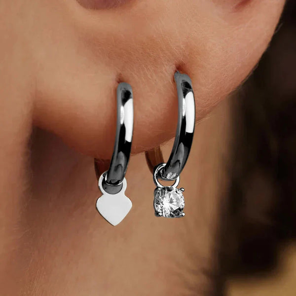 Larmes de Lune Pendientes de alambre