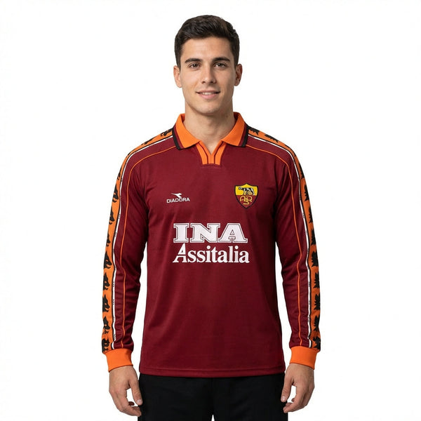 AS Roma Home 98/99 - Long Sleeve