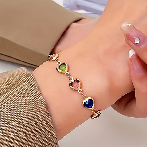 Pulsera única en forma de corazón