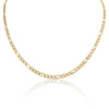Valerie – Collar dorado con una estructura simple de eslabones.