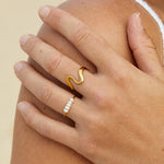 Grace - Ring with freshwater pearls