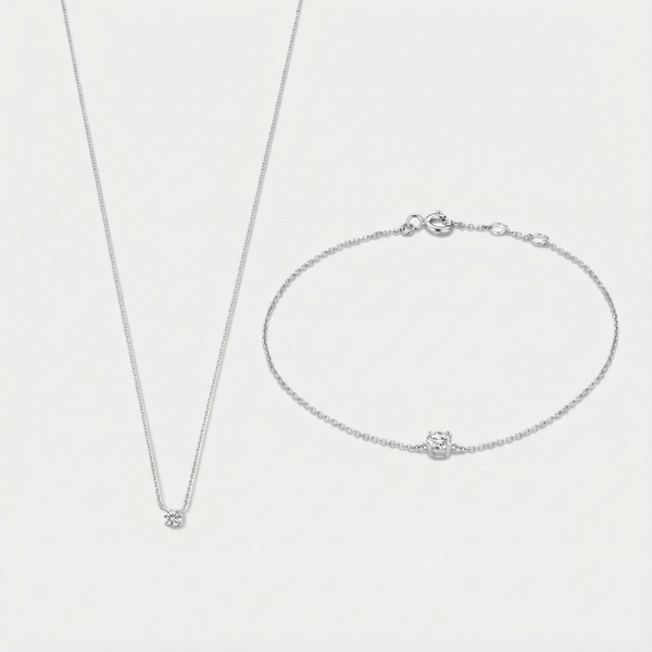 Conjunto de piedras de Moissanita Cléa