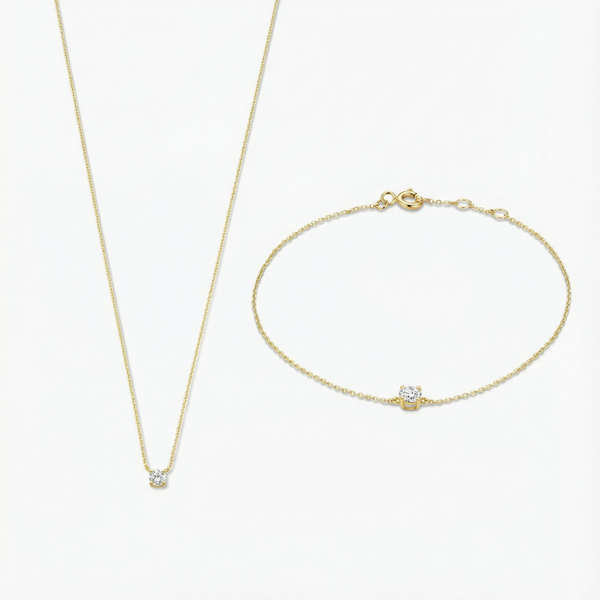 Conjunto de piedras de Moissanita Cléa