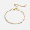Pulseras de tenis Kordelie Gold