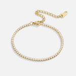Pulseras de tenis Kordelie Gold
