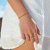 Pulseras de tenis Kordelie Gold
