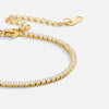Pulseras de tenis Kordelie Gold
