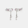 Maren – Pendientes colgantes dorados con perlas.