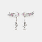 Maren – Pendientes colgantes dorados con perlas.