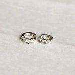 Pendientes de clúster de cristal
