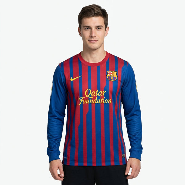 Barcelona Home 11/12 - Long Sleeve