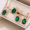 Conjunto de Joyería Sylvara Greenveil | Oro Blanco