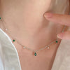 Collar Corinne Delaire | Oro Blanco