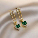 Pendientes Colgantes Amarisse Viridelle | Oro