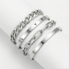Elan Mercer Conjuntos de pulsera | Oro blanco