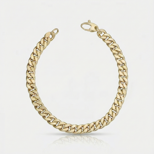Pulsera cubana de estilo