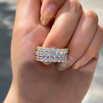Eliška – Anillo de diamante con doble banda.
