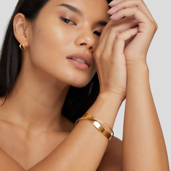 Pulsera Eva de oro único