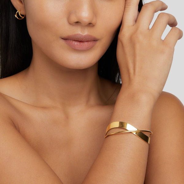 Pulsera Eva de oro único