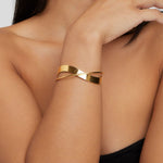 Pulsera Eva de oro único