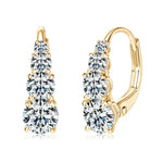 Pendientes de cuatro piedras