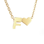 Nina – Collar dorado en forma de V.